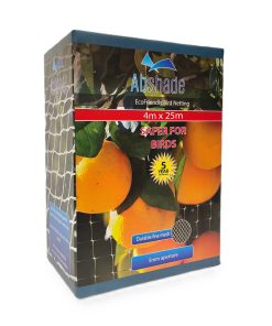 ABSHADE BIRDNET WHITE 5MM 4MX25M